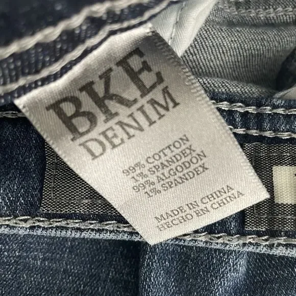 BKE Tyler Jeans Mens 31 x 31 Blue Denim Straight Leg Stretch - Picture 4 of 15